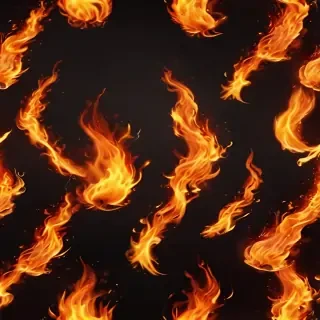 background with fire