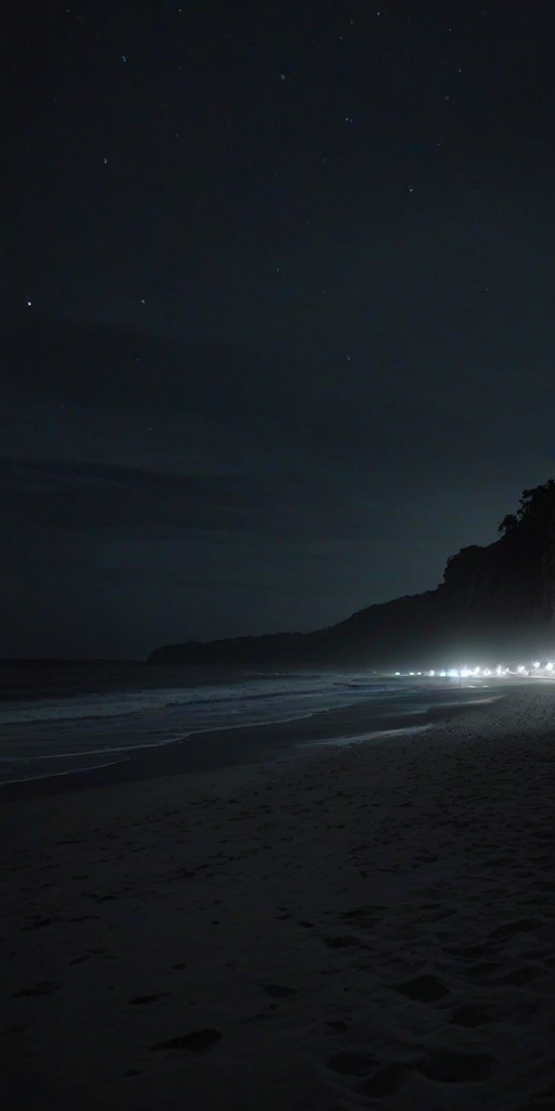 dark beach wallpaper
