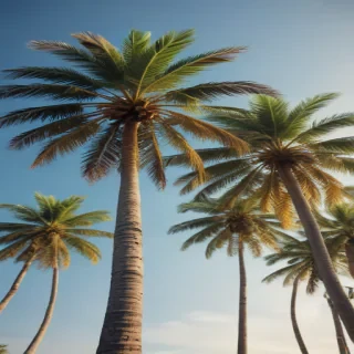 palm trees background