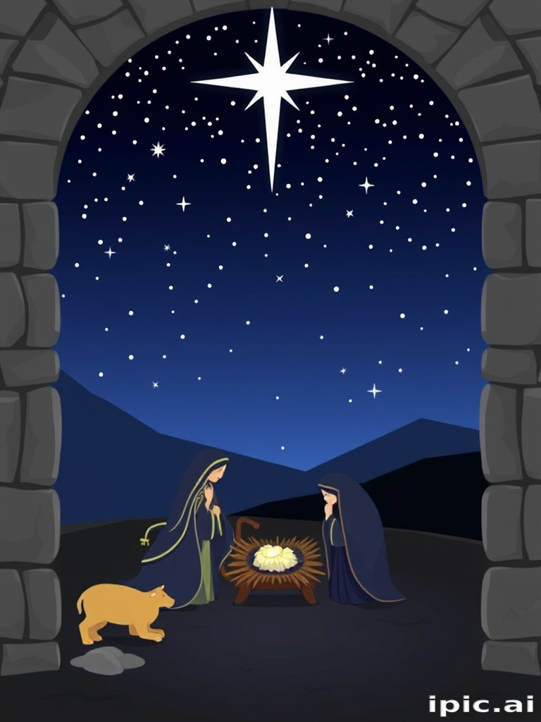 free nativity scene background images