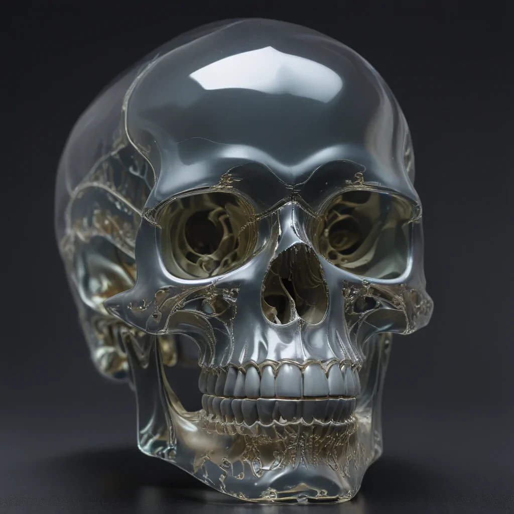 transparent skull
