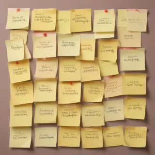 sticky notes png transparent
