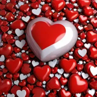 wallpaper 3d heart