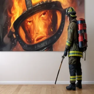 wallpaper fireman