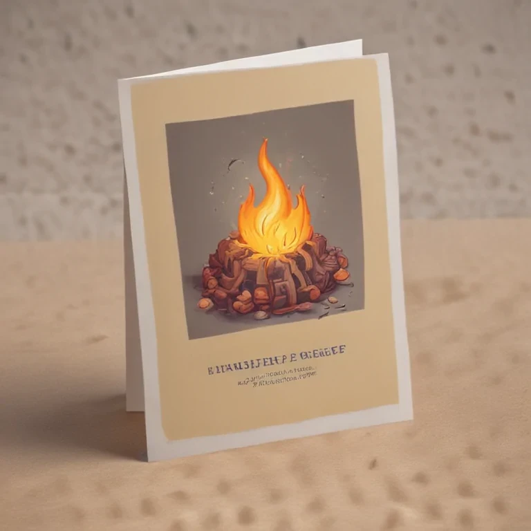 greeting card mockup