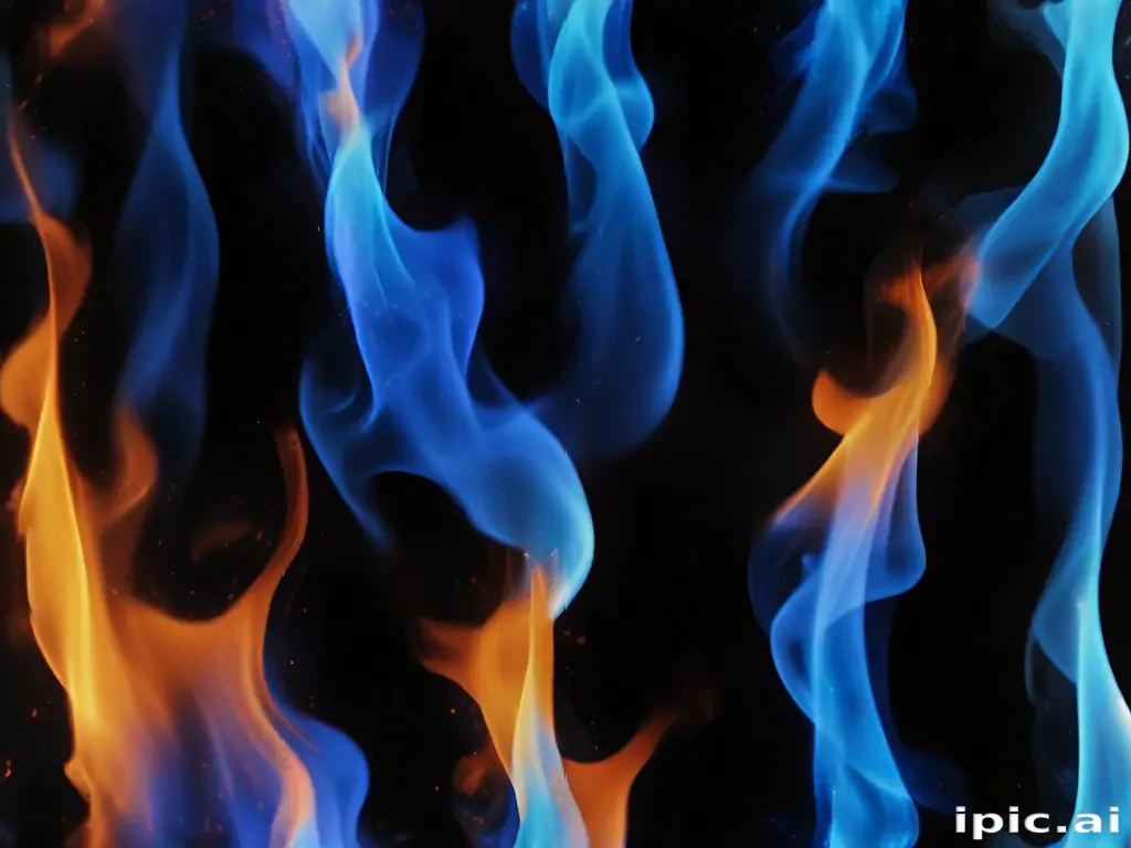blue flame background