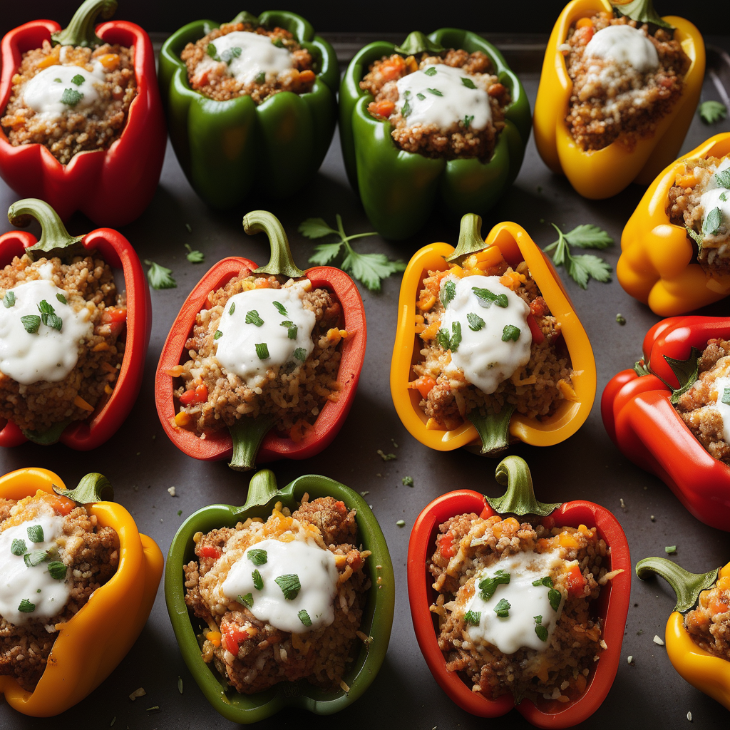 what to eat with stuffed peppers