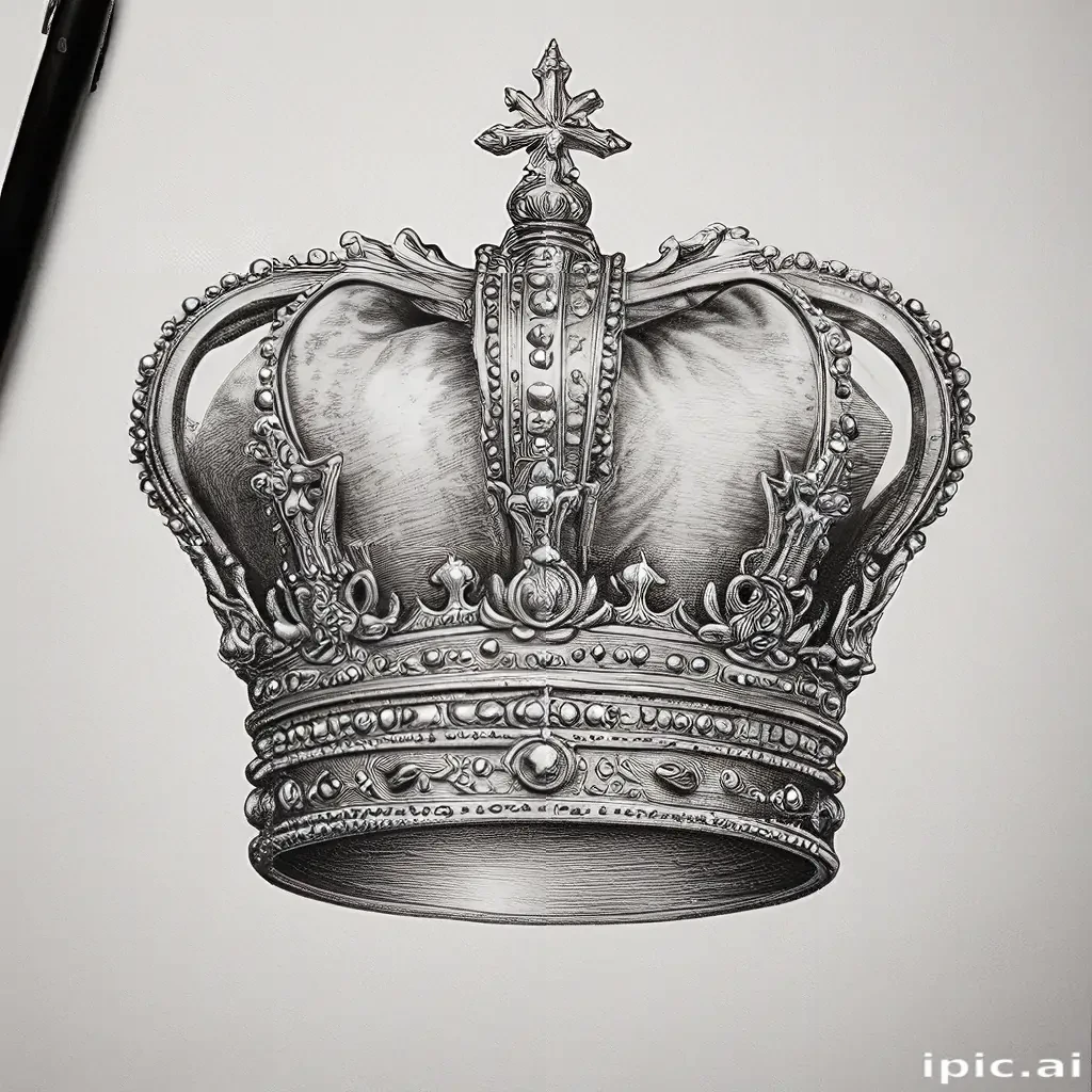 crown drawing