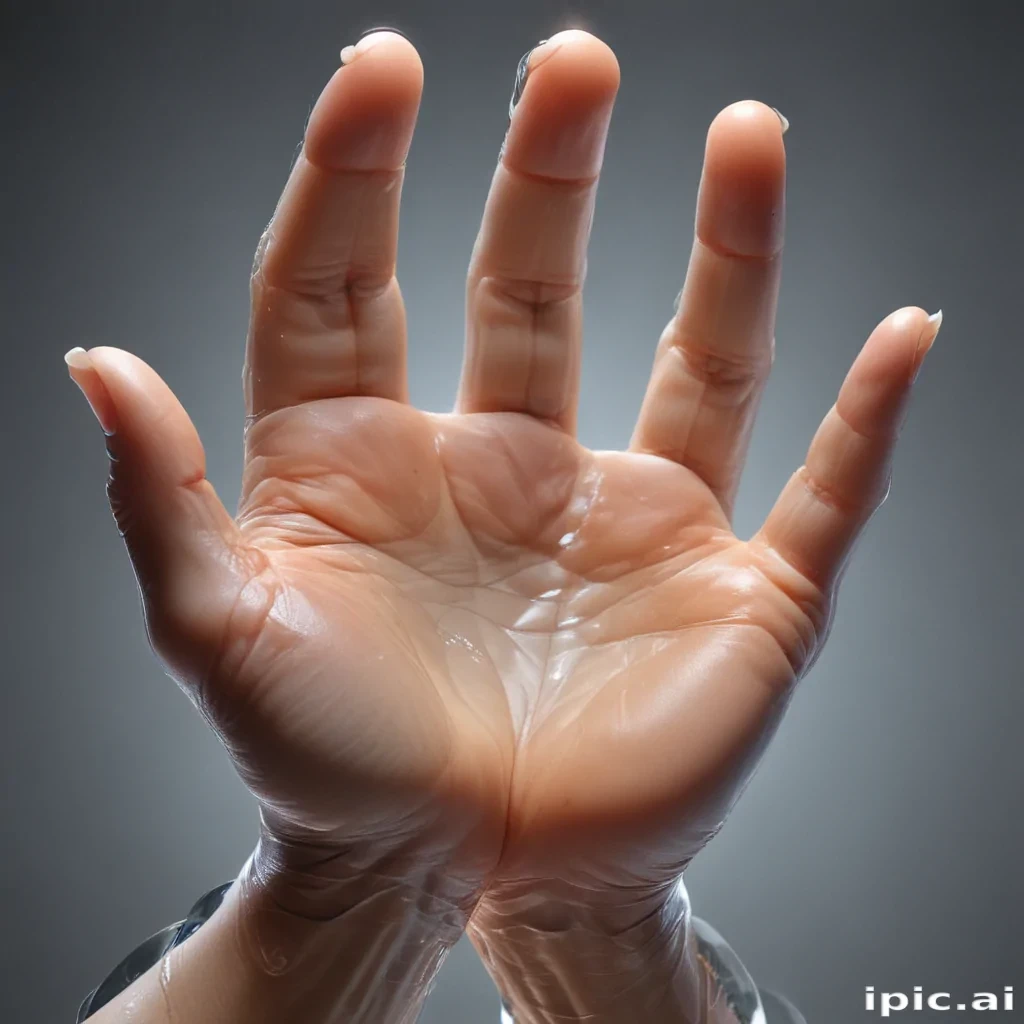 transparent prayer hands