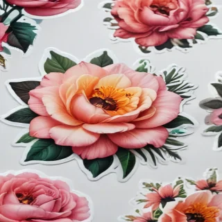 aesthetic flower stickers