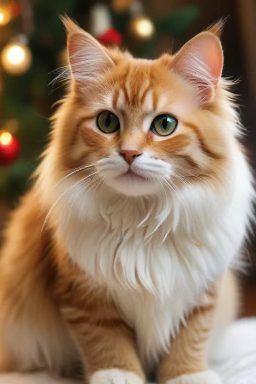 pictures of cats for christmas
