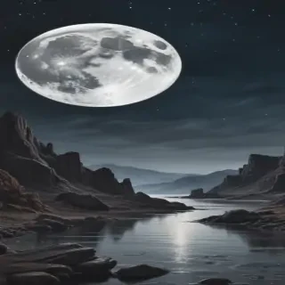 moon sketch