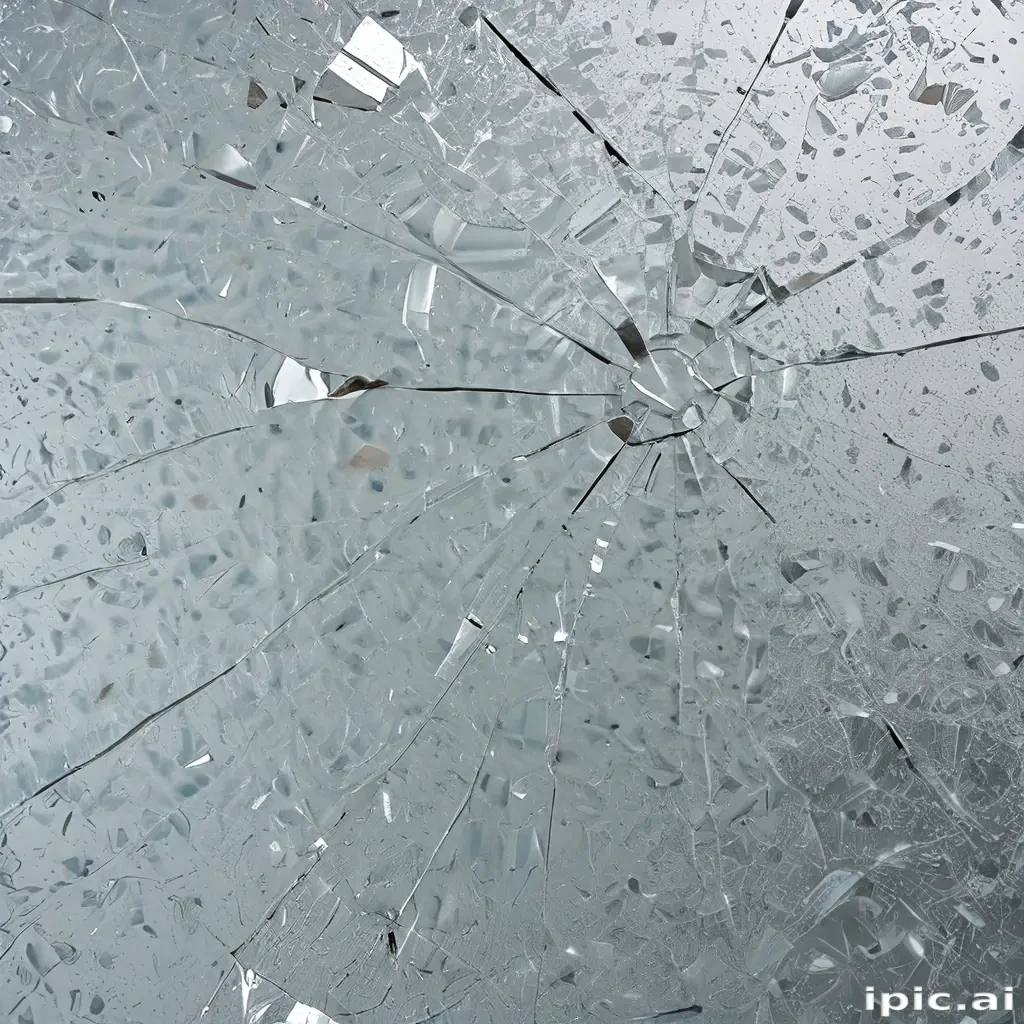 broken glass texture