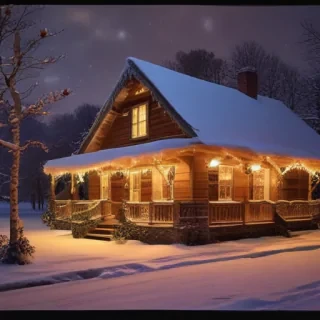 old fashioned christmas pictures
