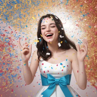 confetti vector
