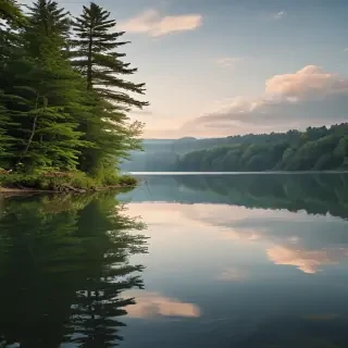 background lake