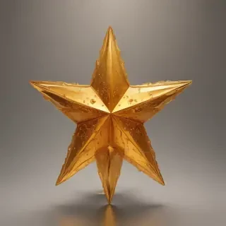 golden star transparent