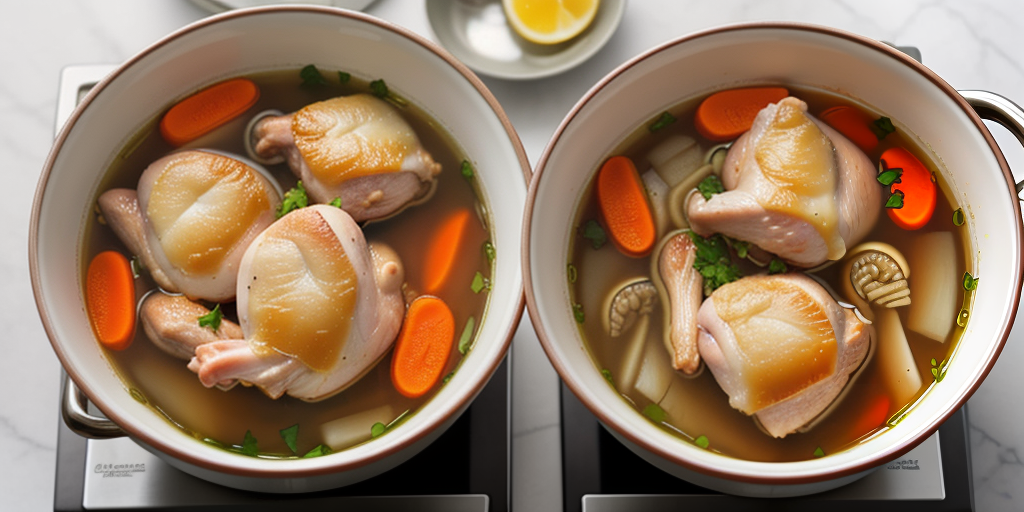 how long to boil chicken thighs for soup