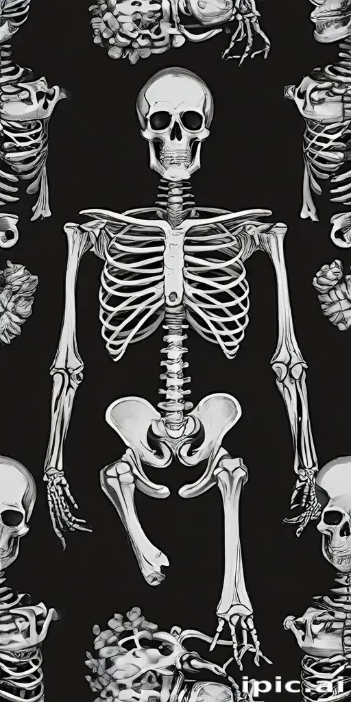 skeleton background