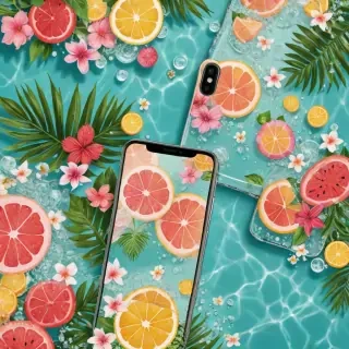 summer phone background