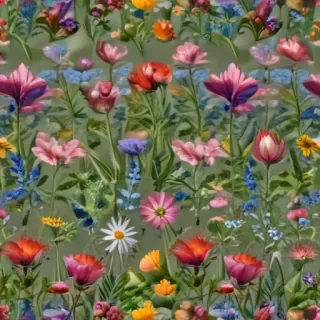 wildflowers transparent background