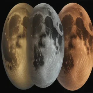vintage moon art