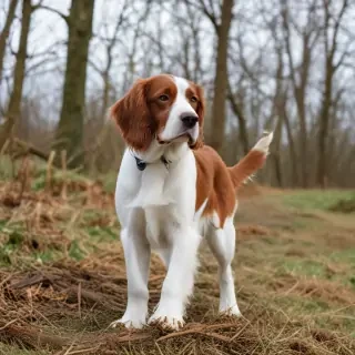irish red and white setter