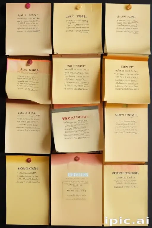 sticky notes png transparent