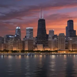 chicago skyline png