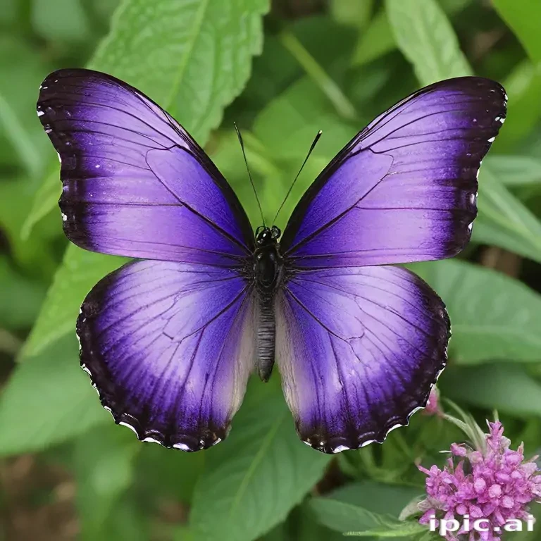 purple butterfly