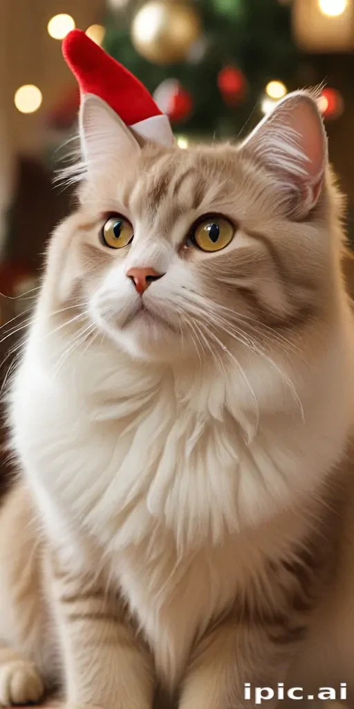 cat christmas wallpaper