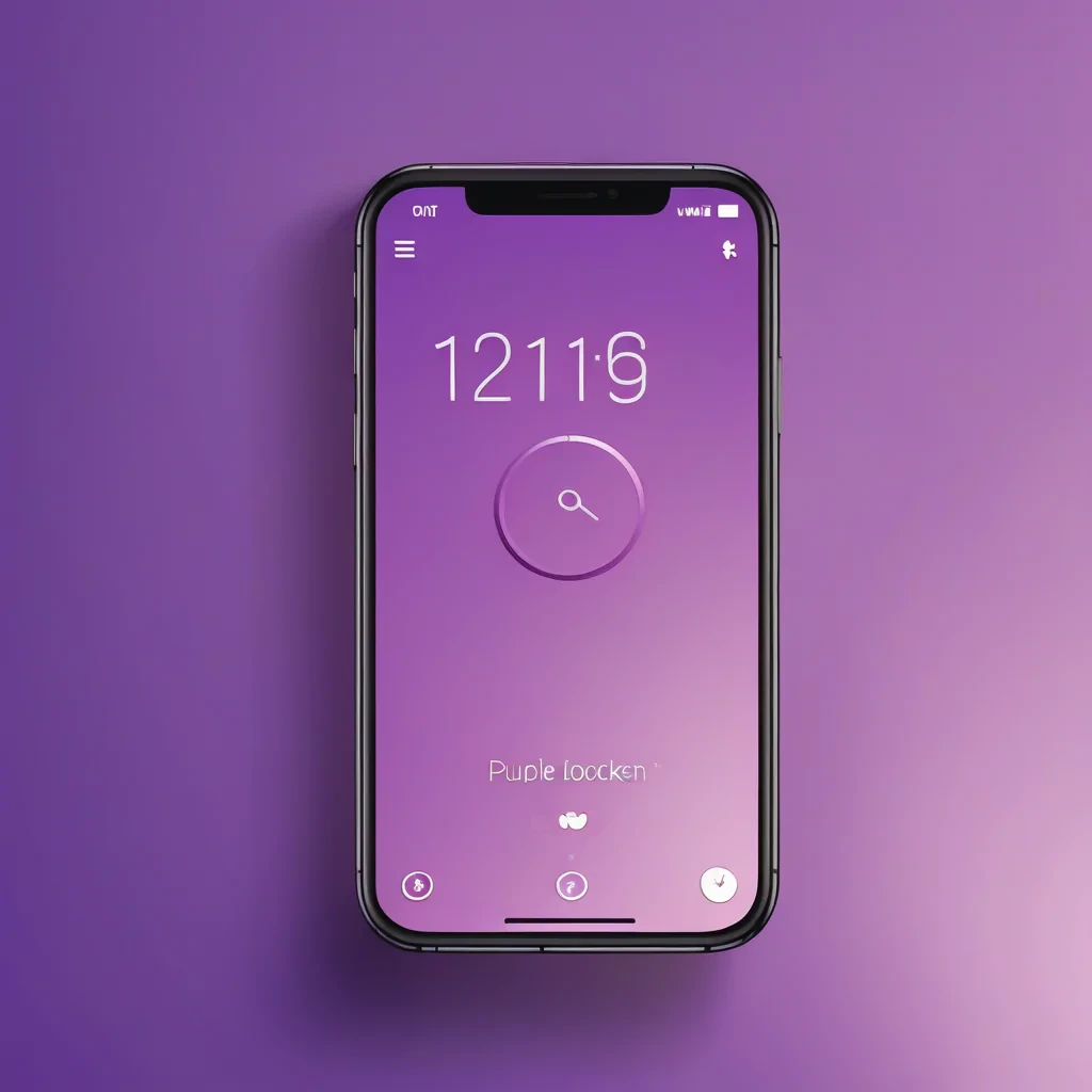 purple lockscreen