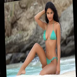 Chanel Iman in bikini