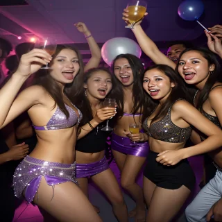 partying png