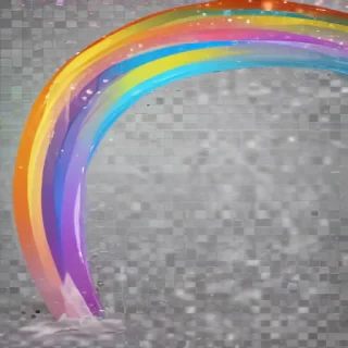 transparent background rainbow clipart