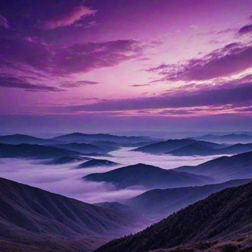 purple sky wallpaper