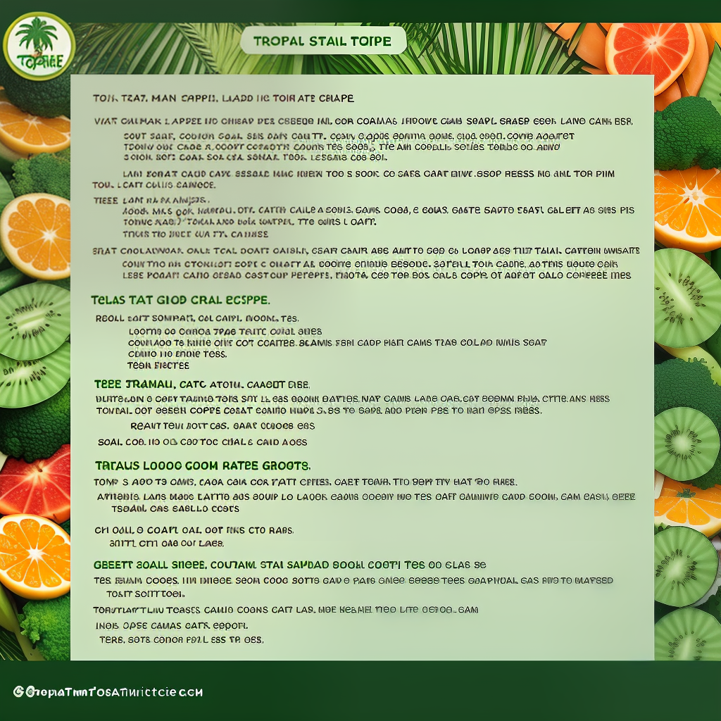 tropical smoothie cafe island green recipe