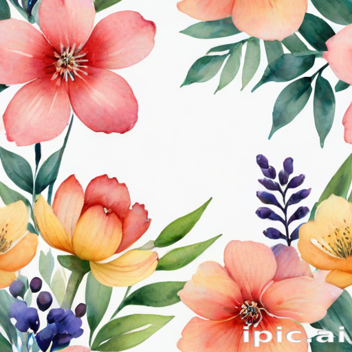 watercolor flowers png