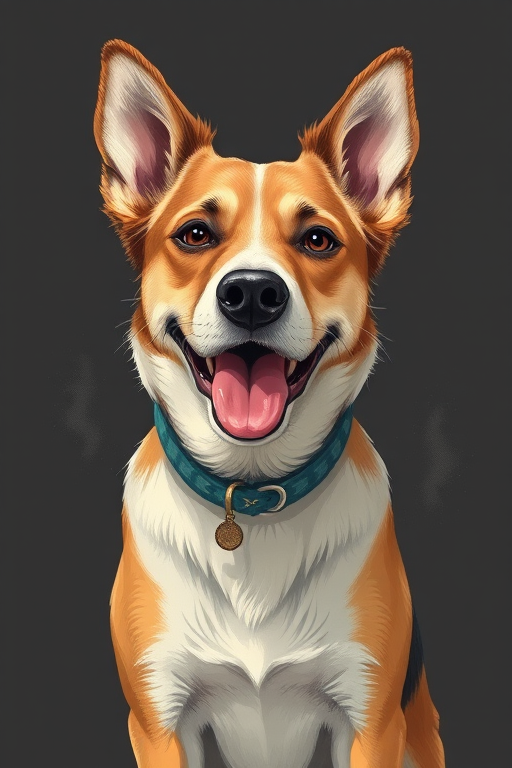 dog illustration