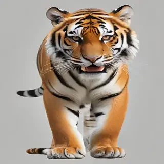 tiger transparent