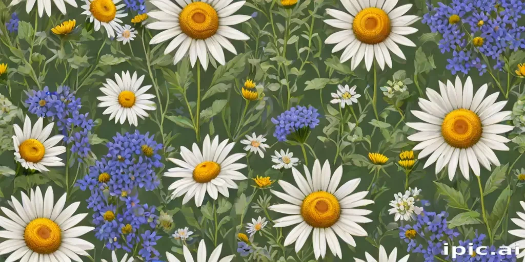 wildflowers transparent background