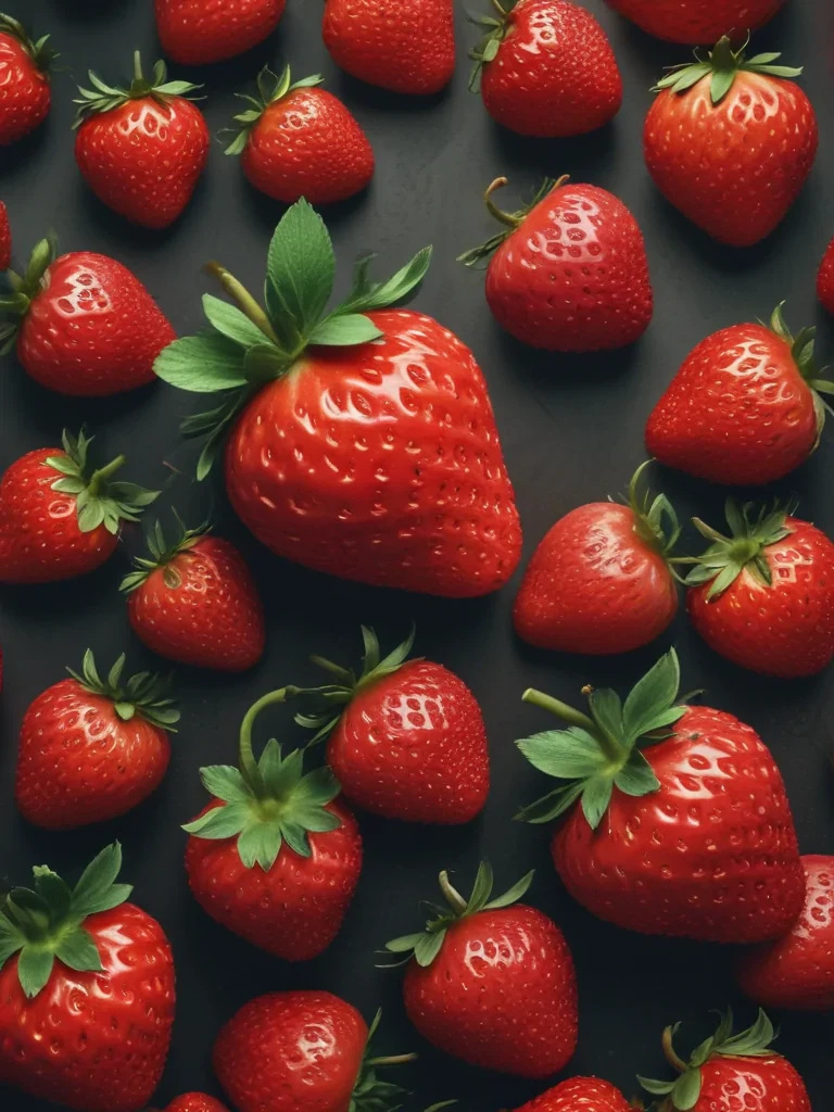 strawberry wallpaper laptop
