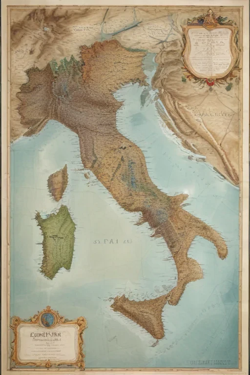 map of italy