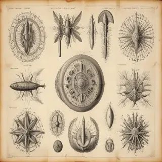 vintage scientific illustrations