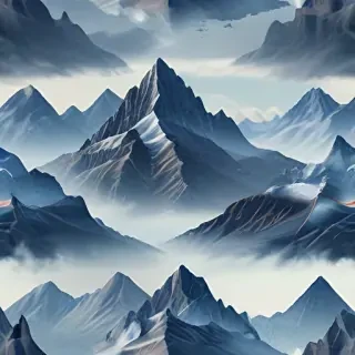 transparent mountains