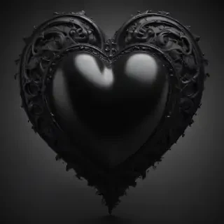 black heart pic