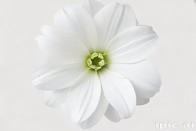 white flower transparent