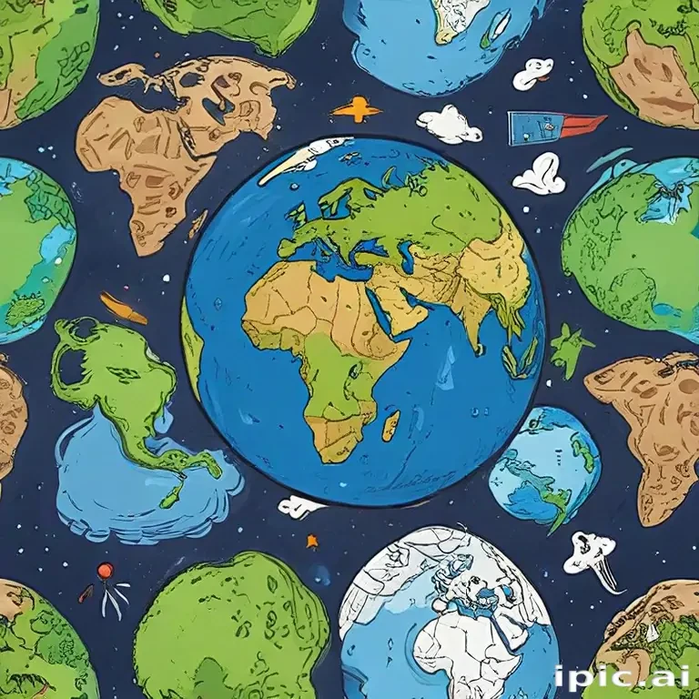 earth cartoon photo