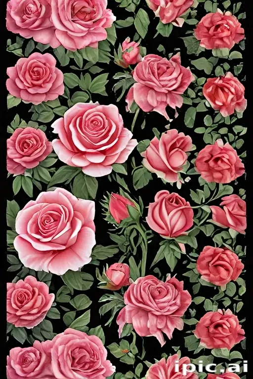 rose border