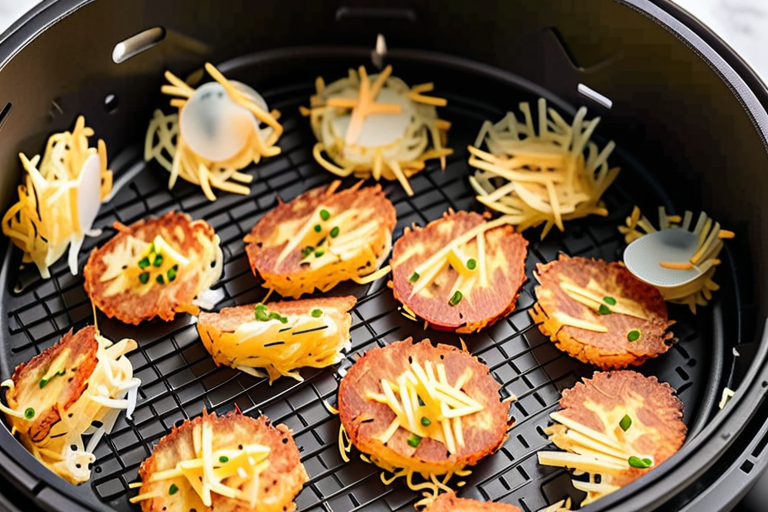 frozen hash browns in air fryer temp
